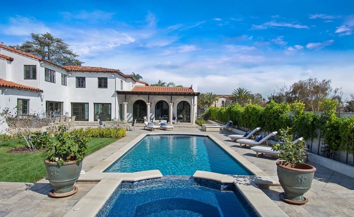 Wallace Neff Home with pool
