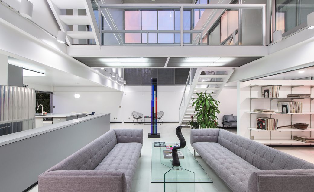 Interior of Pierre Koenig Brentwood Home