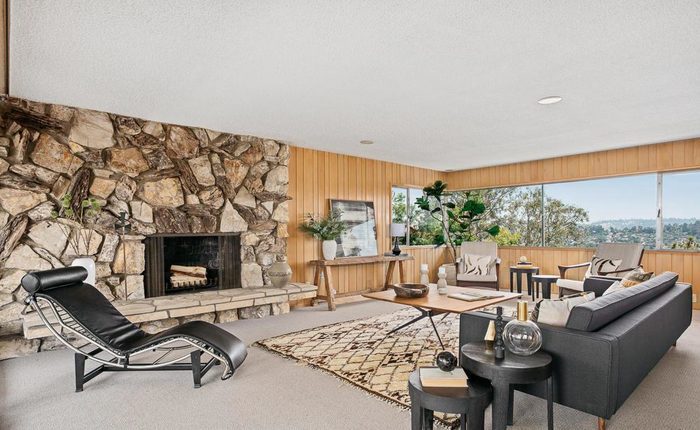 Silver Lake Mid Century Architectural living room