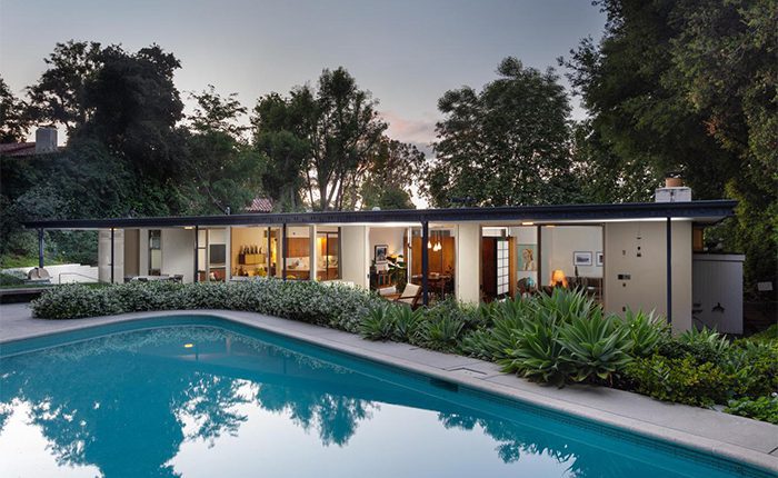 Encino Mid Century Modern house by Cliff Burlew