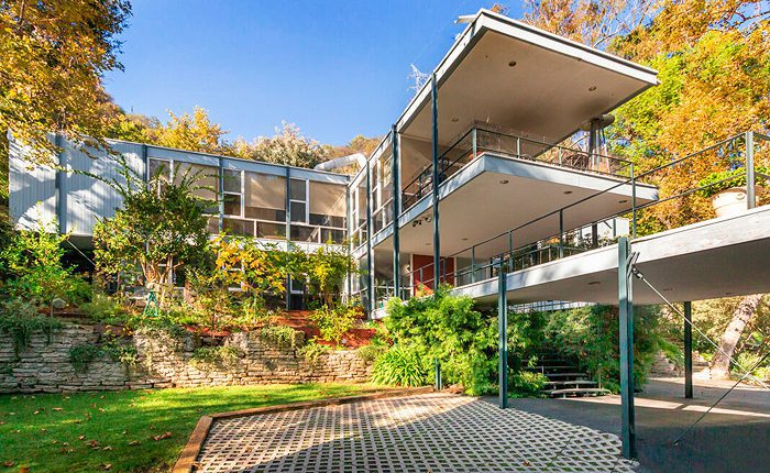 Mandeville Canyon Mid Century Modern by architect Bernard Zimmerman