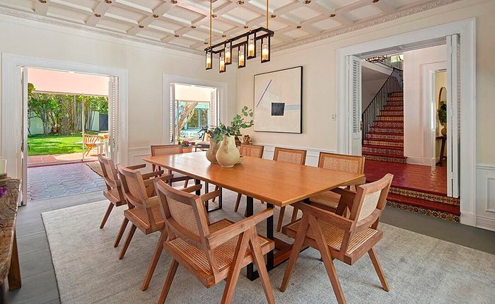 Grand Beverly Hills Flats Spanish Estate dining room