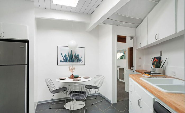 Kitchen of a Beachwood Canyon mid century home
