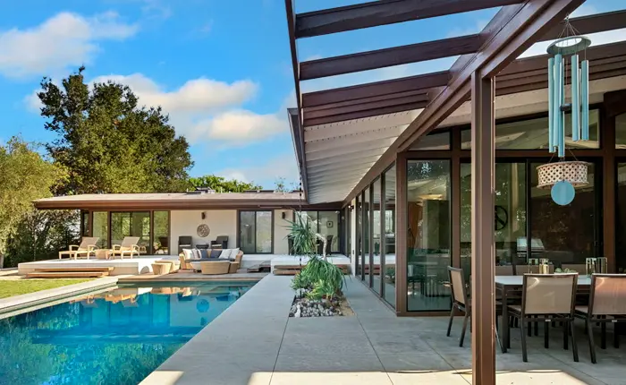 Pasadena Mid Century Architectural home. The Saltman Residence, built in 1962 by Buff and Hensman