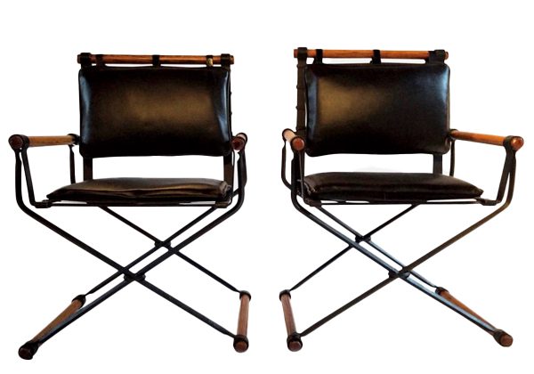 Cleo Baldon - Mid Century Modern X Bar Chairs