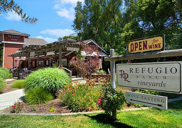 Los Olivos wine-tasting weekend  at Refugio Vineyard