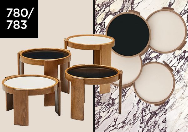 Gianfranco Frattini 780 Nesting Tables