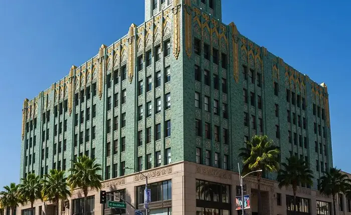 Art Dcco building in downtown Los Angeles