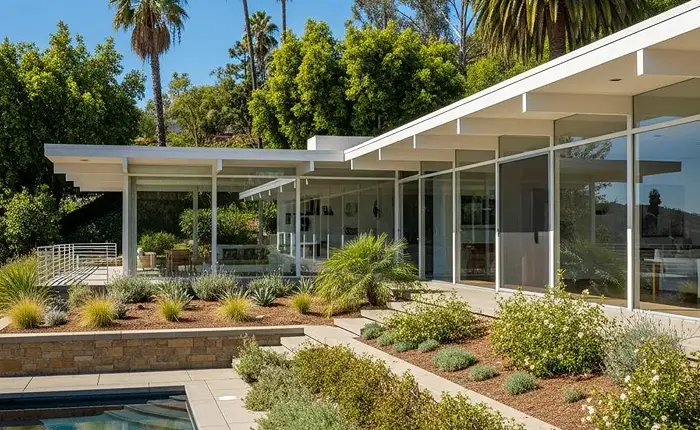 Mid century modern architectural home