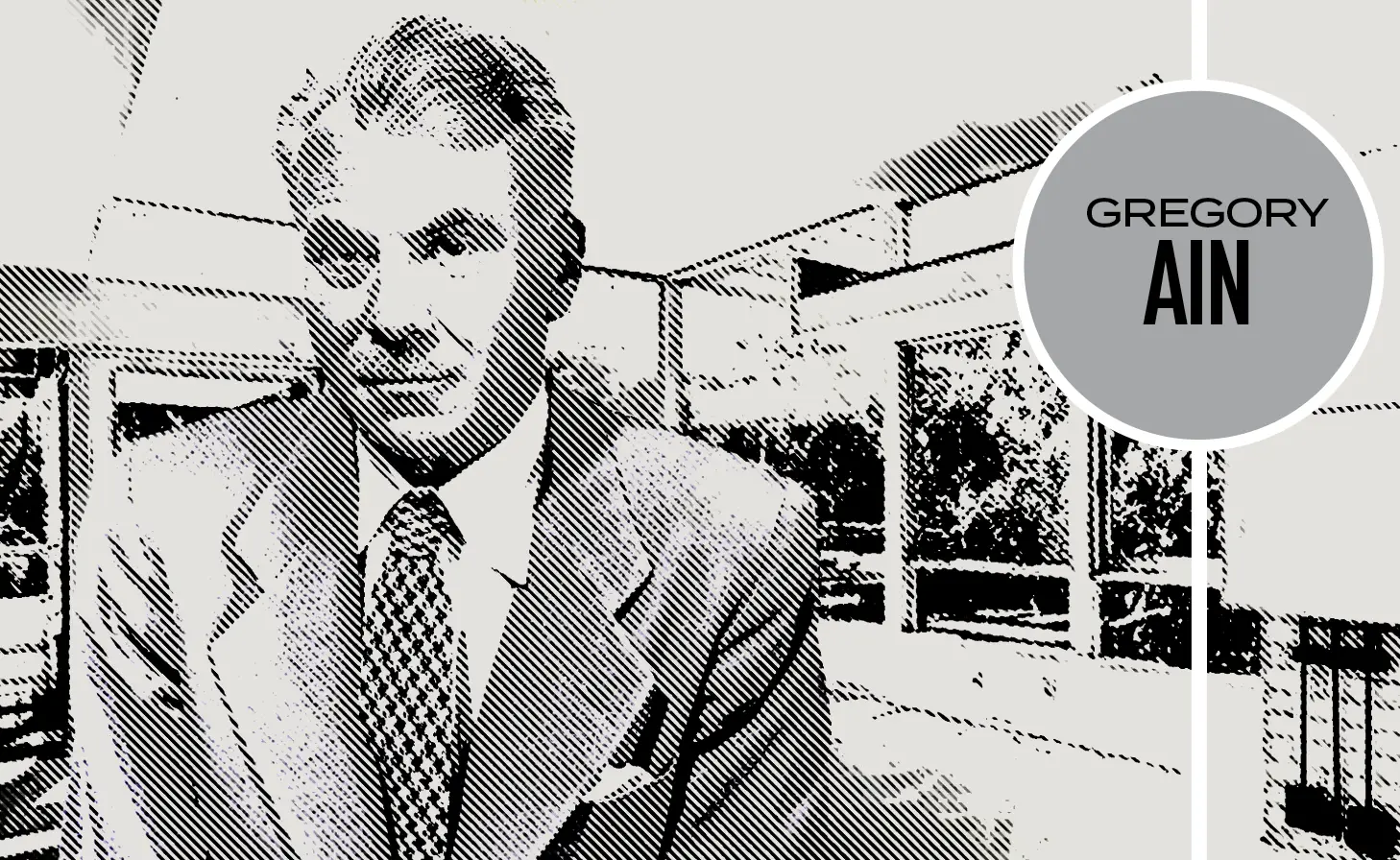 Gregory Ain mid-century modern architect Los Angeles portrait