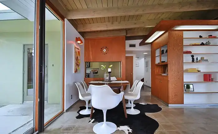 Rodney Walker mid-century modern home in Studio City Los Angeles with open floor plan and hillside views