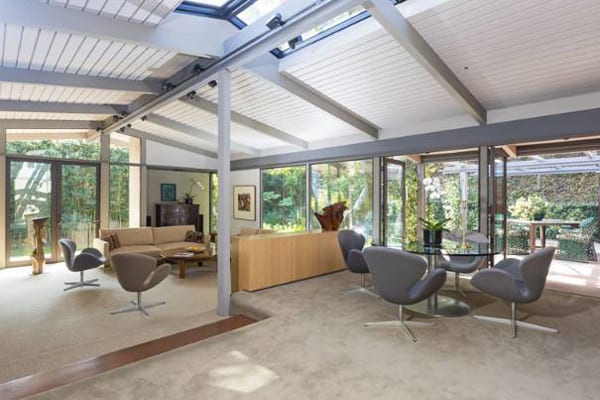 Architectural Brentwood house interior