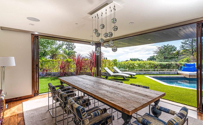 Trousdale Estates Mid Century with retractable glass doors
