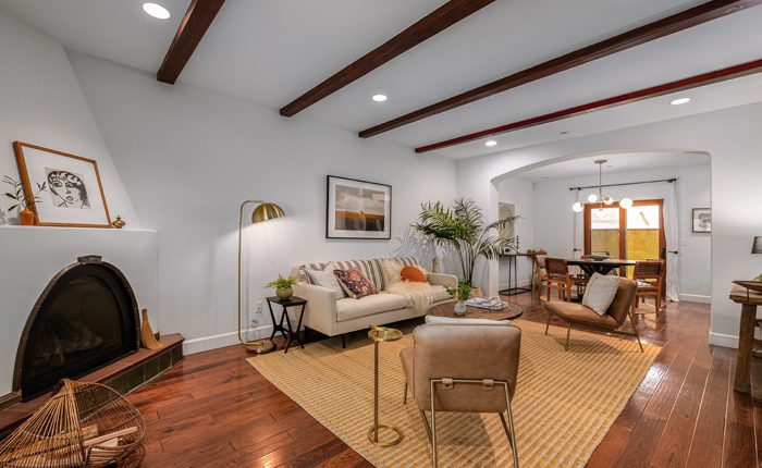 Mediterranean Hollywood Townhouse in 10 unit building